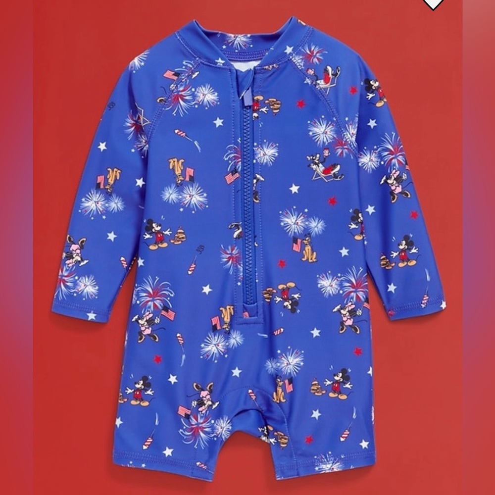 Old Navy Disney One Piece Swim Rashguard for Baby BNWT